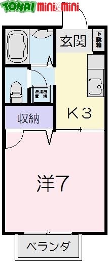 サンリット　Ａの間取り