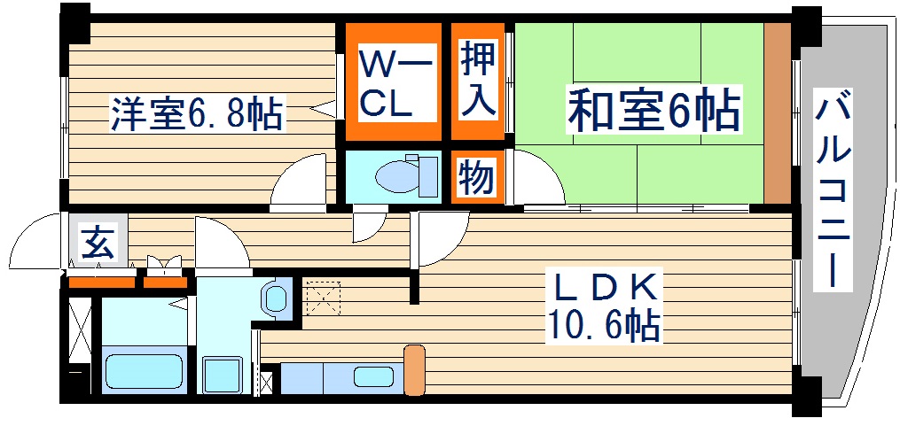 グランウィングの間取り