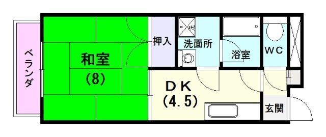 トゥルース五十嵐の間取り