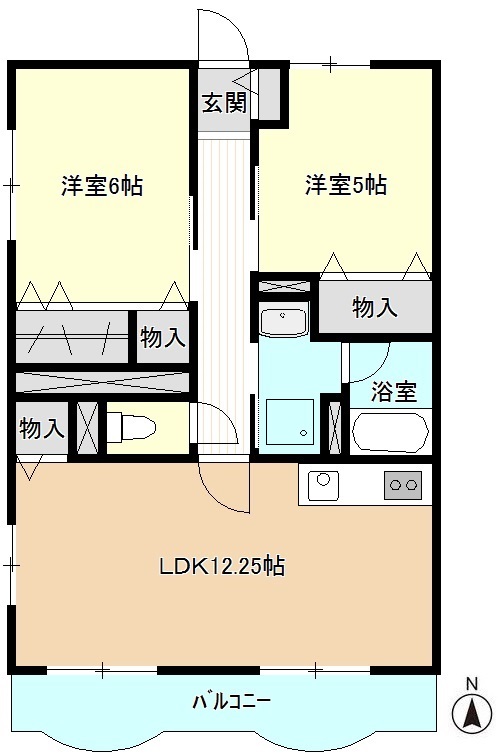 エクセル光が丘の間取り