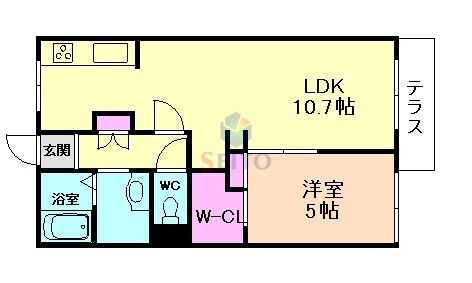 レジデンス栗ヶ丘の間取り