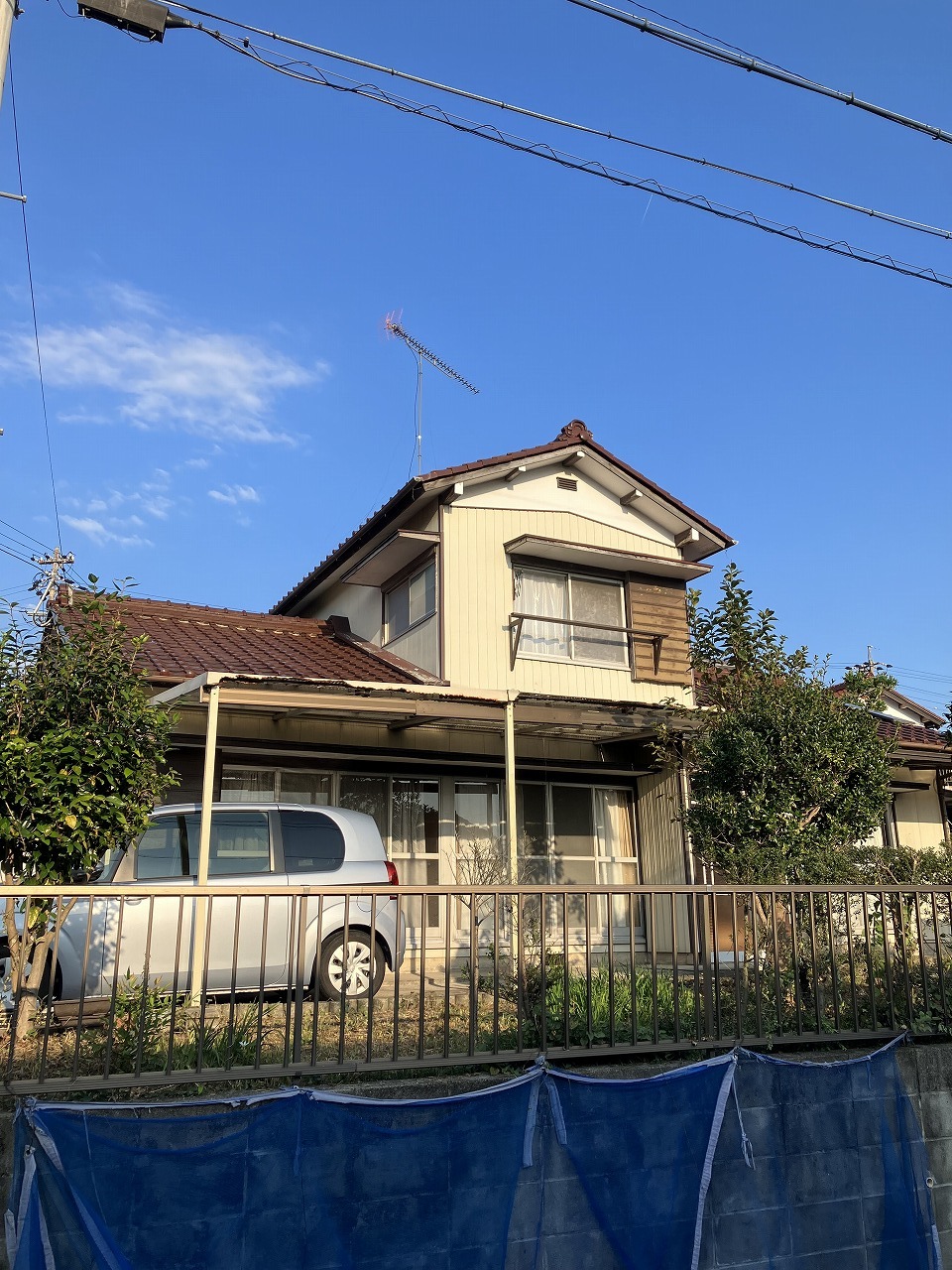 明和町戸建ての建物外観