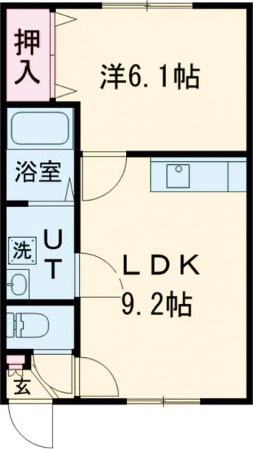 コーポ岡村の間取り