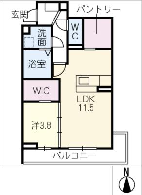 ディーシャンブル南丸之内　Ｃ棟の間取り