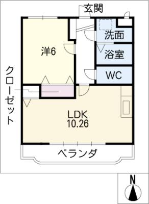 パスティールＭの間取り