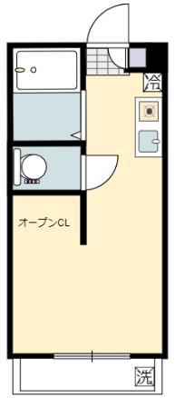 オクトワール宮崎西弐番館の間取り写真