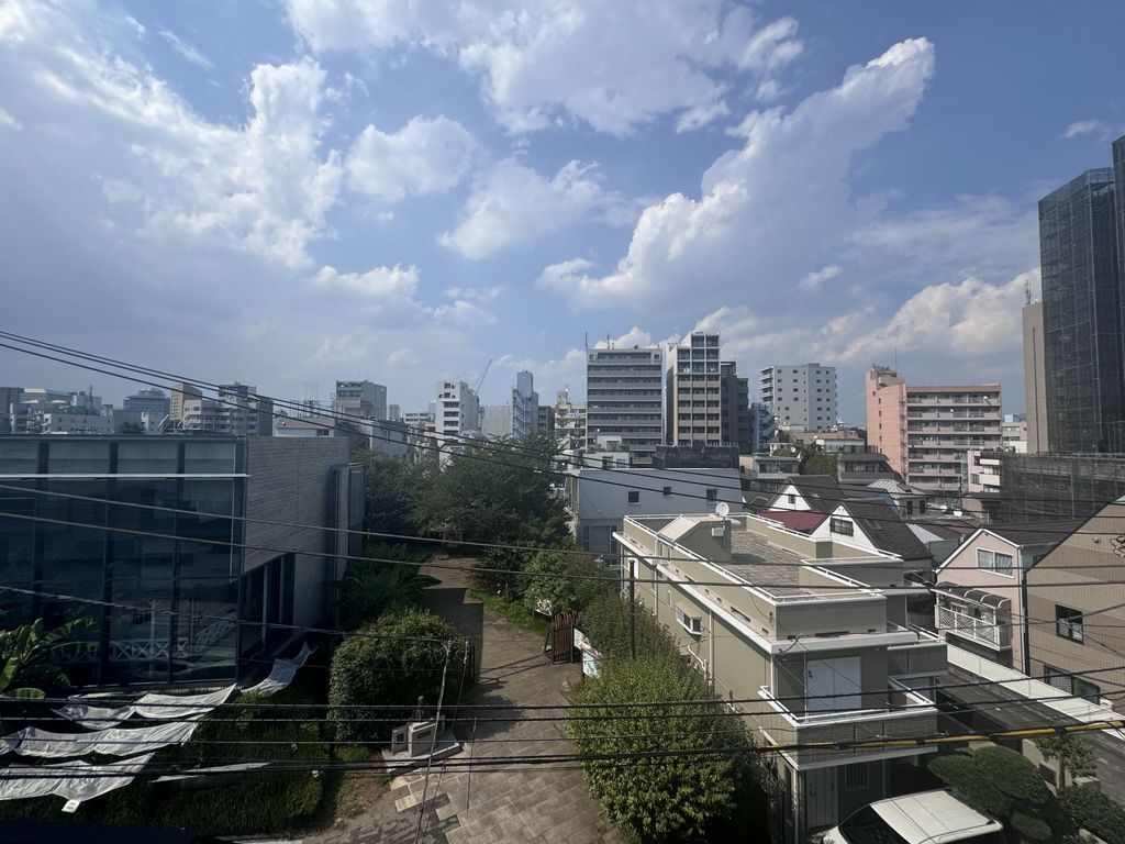 【新宿区早稲田南町のマンションの眺望】