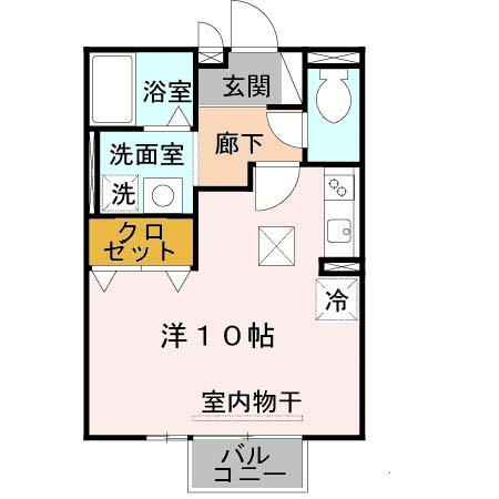 エスポワールTAYAの間取り