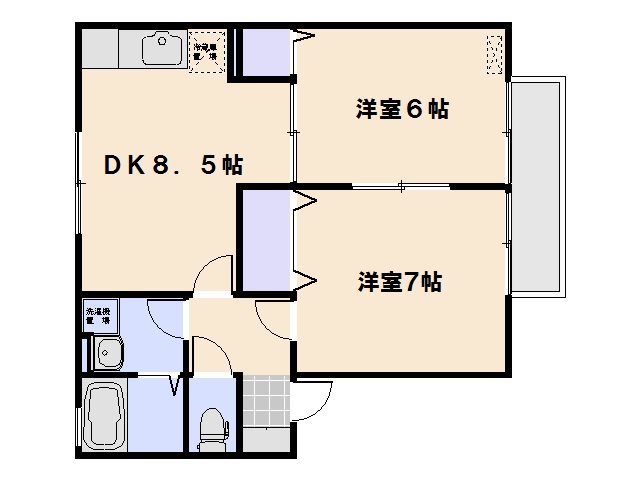 グレイスコートの間取り