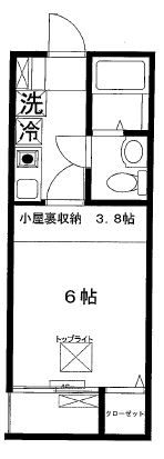 ウエストハイムせんげん台の間取り