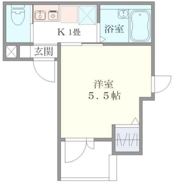 LYNX北千住F棟の間取り