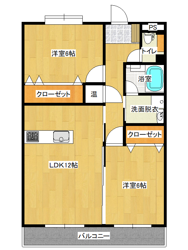 マンション泉の杜の間取り