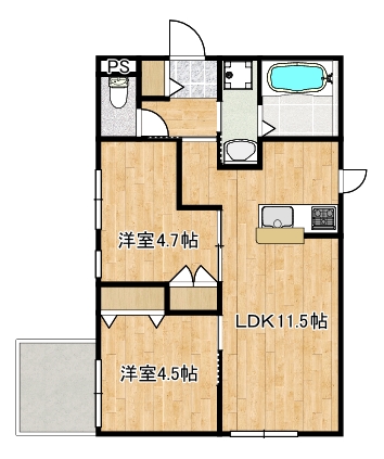 （仮称）箕輪町3丁目ヘーベルメゾンの間取り