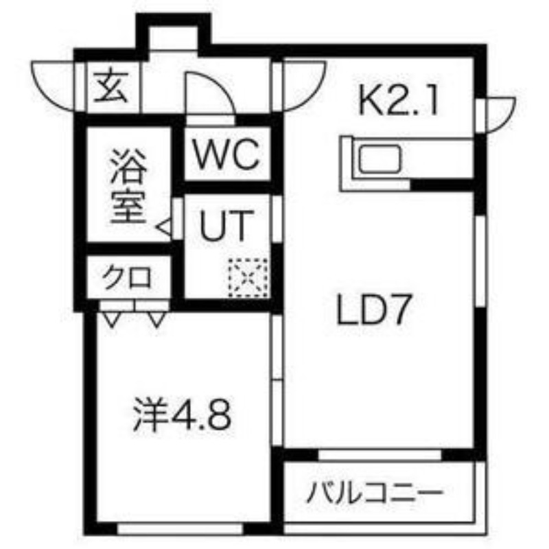 エキマエ47(EKIMAE47)の間取り