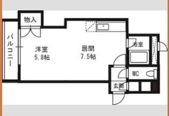 円山北町ハイムの間取り