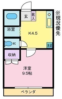 シティハイム小野の間取り