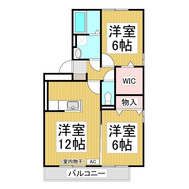 ラフレイシルの間取り