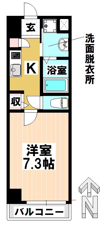 エンゼルハイム東町の間取り