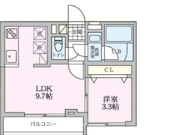 MONTE MAMINETTEの間取り