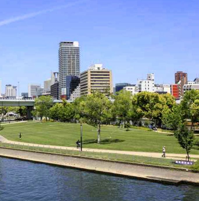 【ザ・パークハビオ堂島の公園】