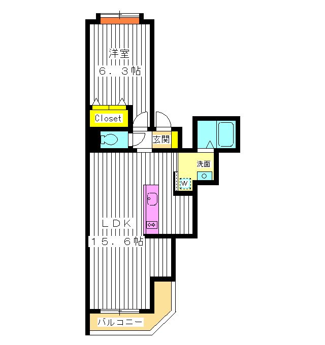 練馬区豊玉北のマンションの間取り