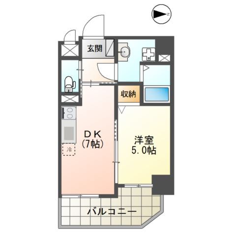 ラトゥール若葉の間取り