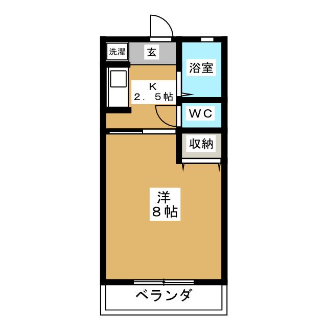 ヤナセコーポ３号館の間取り