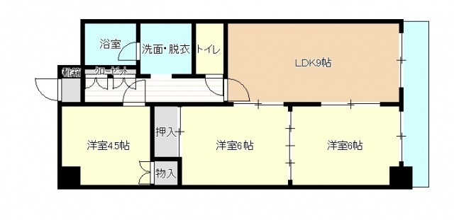 リアライズ富士見の間取り