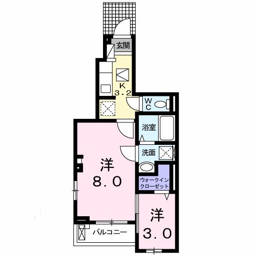 ボヌール梅田　IIの間取り