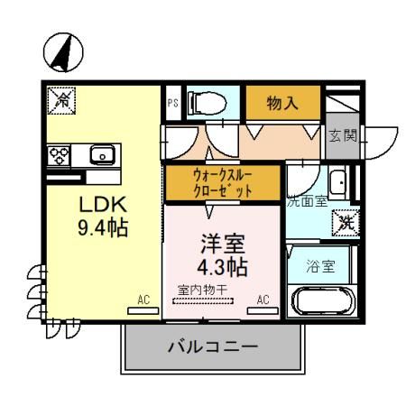D-ROOM NANKAIの間取り