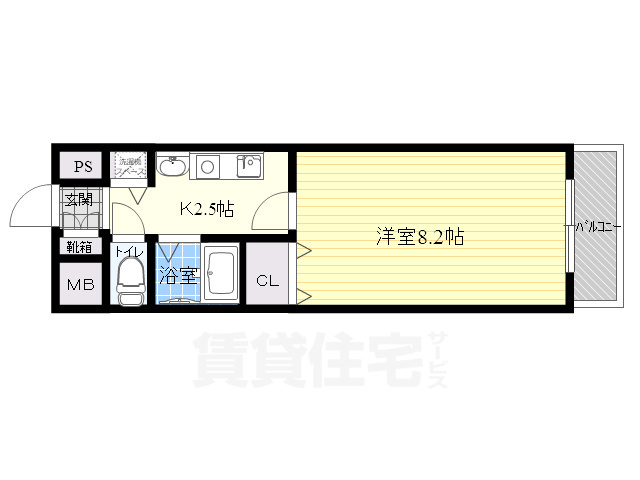パークサイド千里の間取り