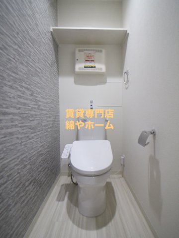 トイレ　ゆったりとした空間のトイレです