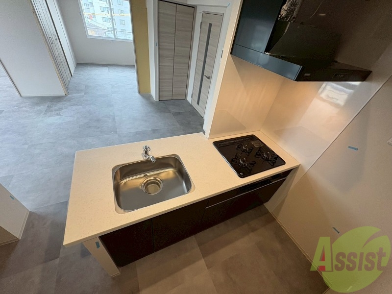 キッチン　システムキッチンなので、すぐお料理に使えます！