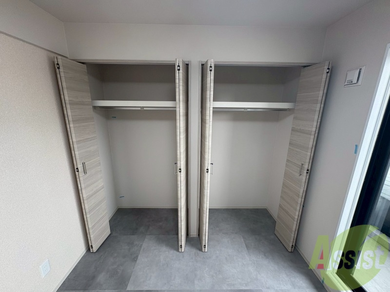 収納　収納もバッチリあるのでお部屋が片付きますよ！