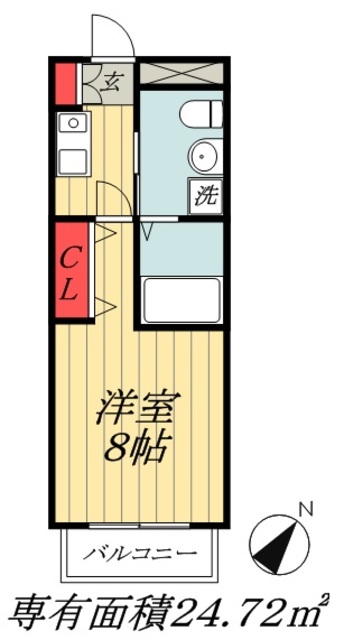 シュモンド舞浜の間取り