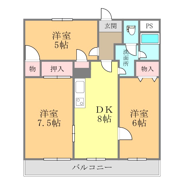 ハイライズビューの間取り