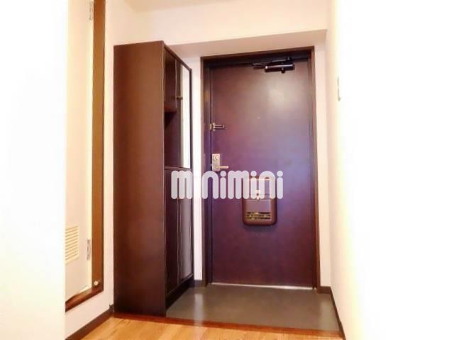 玄関　玄関ポスト・下駄箱付きの玄関です。