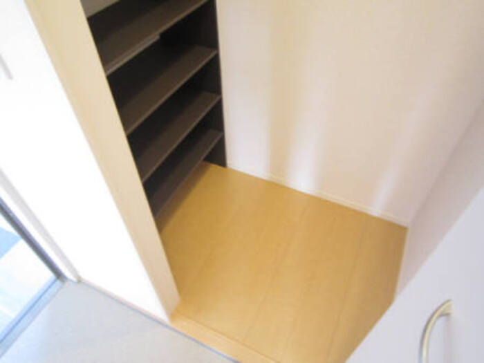 収納　大きなスペースがあり、収納には困りません