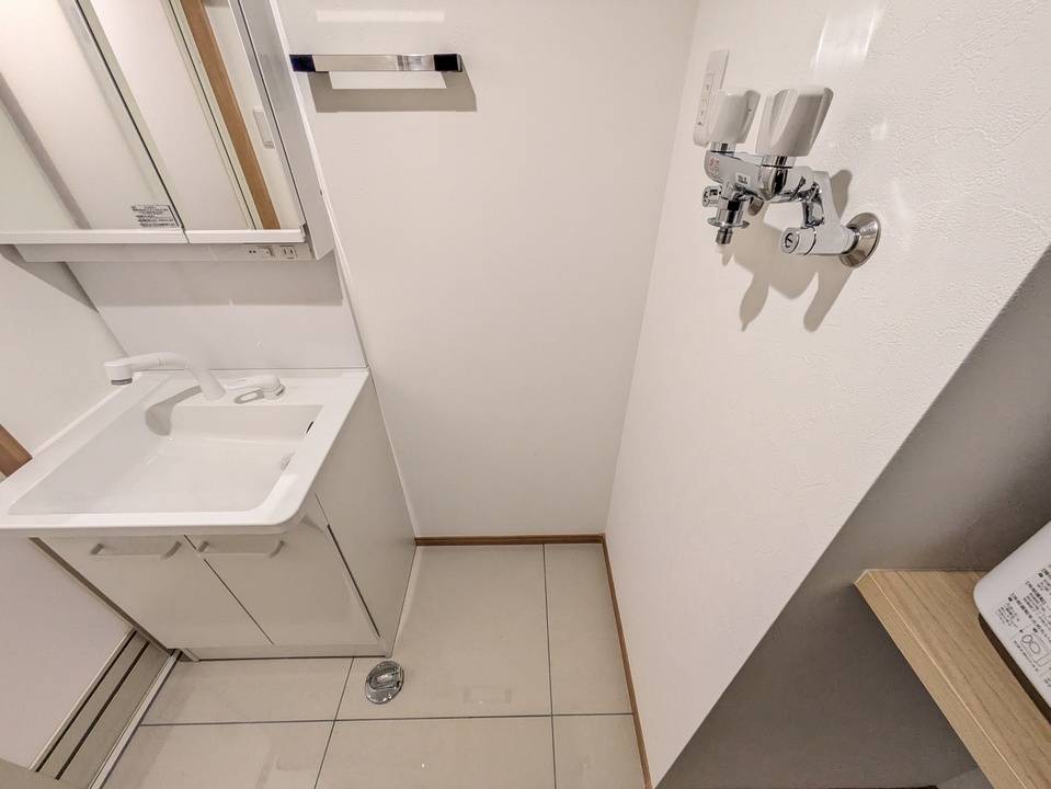 洗面設備　洗濯機置場