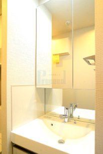 洗面設備　使いやすい独立洗面台☆