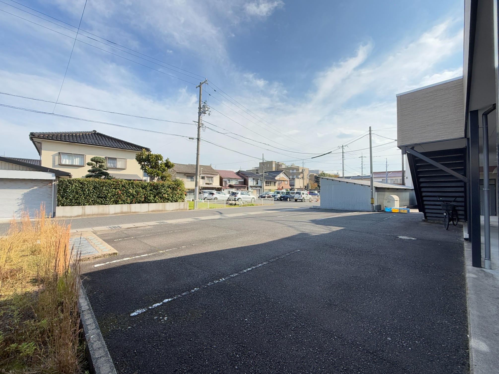 駐車場　平面駐車場！