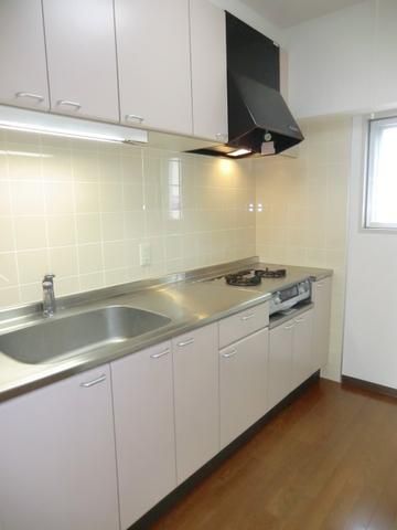 キッチン　２口ガスコンロ付きキッチン