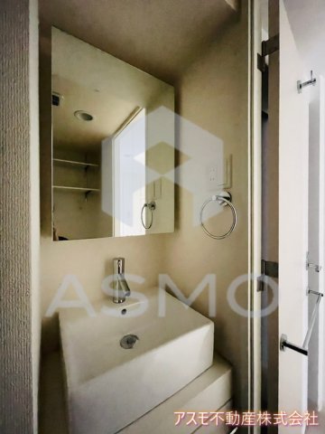 洗面設備　同マンション別部屋参考写真