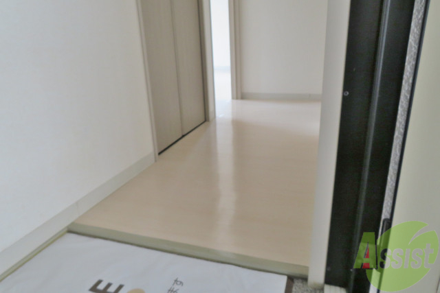 玄関　玄関から撮影しました。敷居が低いので出入りがしやすいですね。
