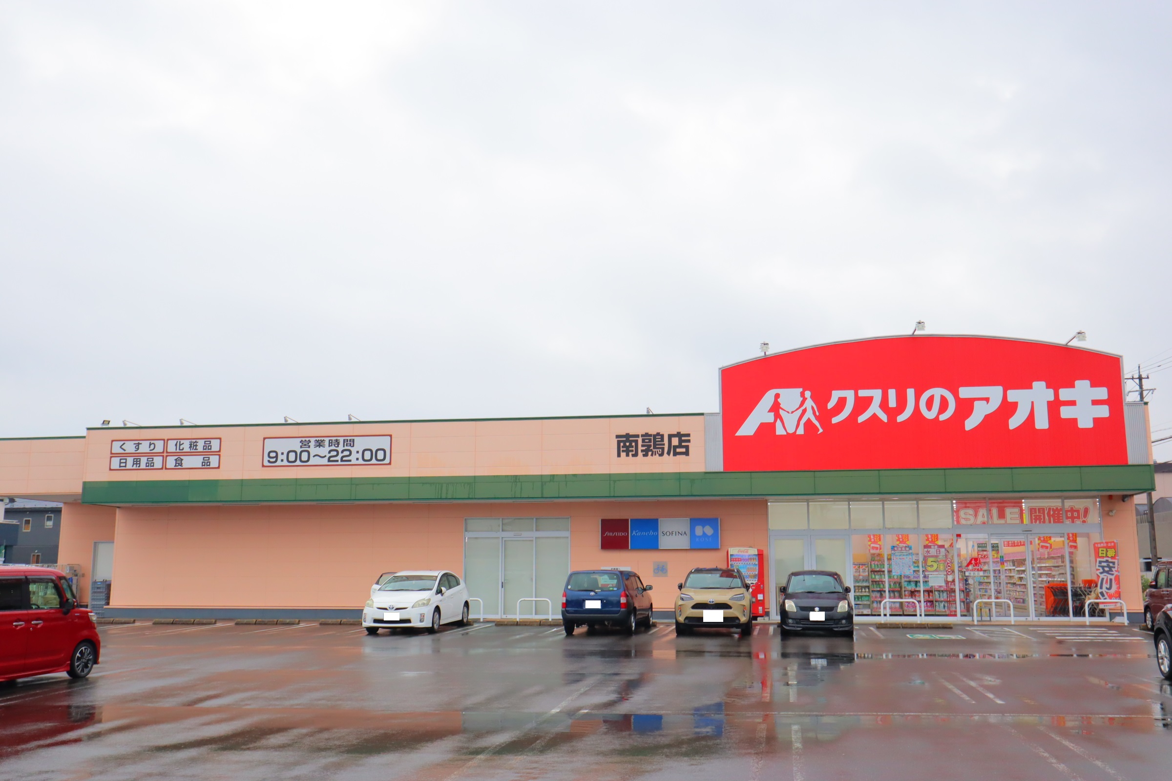 ドラックストア　クスリのアオキ南鶉店（ドラッグストア）まで733m