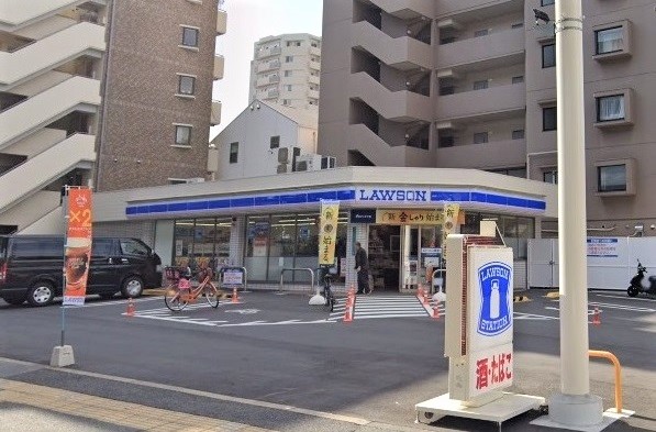 コンビニ　ローソン平野西六丁目店（コンビニ）まで458m