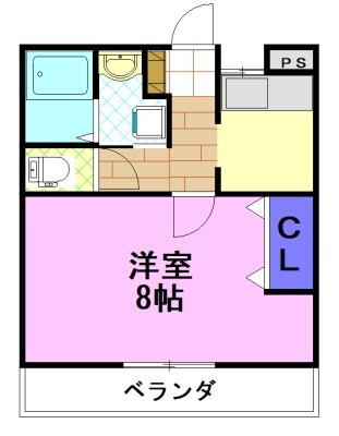 リバーサイド錦の間取り写真