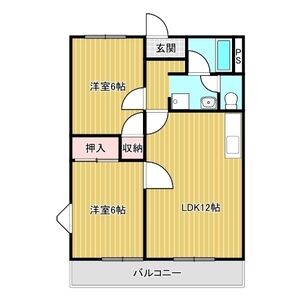 名鉄河和線 青山駅 徒歩15分 2階建 築36年の間取り写真
