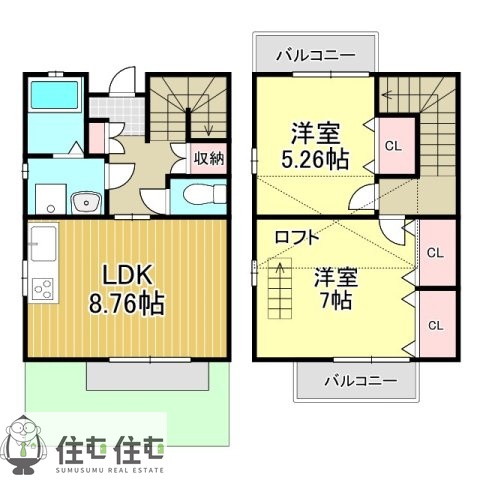 プラムコートの間取り写真