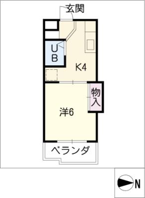 アワノビルの間取り写真